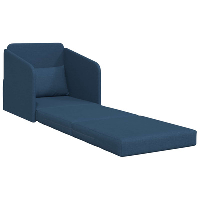 Sofa Bed Niebieski 65 x 80 x 83 cm tkanina