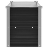 Podwyższona donica, antracyt, 100x40x45 cm, galwanizowana stal