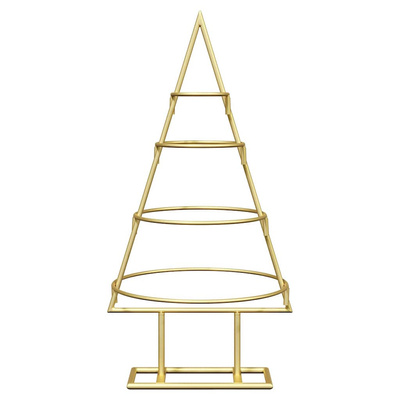 Metalowa choinka świąteczna złoty 60 cm Stal Malowana Proszkowo