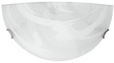 Plafon szklany szaro-biały lampa ścienna 60W E27 Lunar Candellux 11-95148