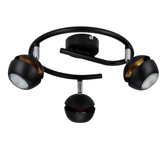 Boni spirala 3x3w gu10 led czarny