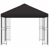 Altana 3 x 3 m antracytowy Poliester i Stal 190 gsm