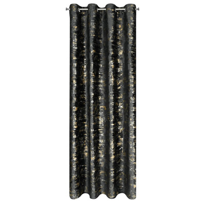 Zasłona Tami czarna 140x250