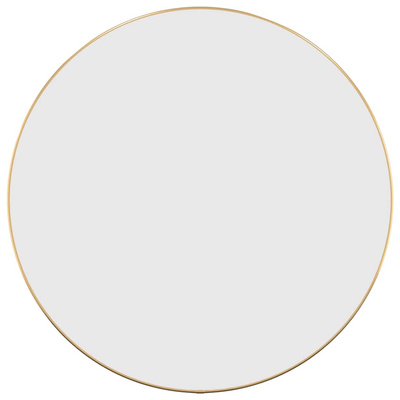 Lustro ścienne, złote, ? 60 cm, okrągłe