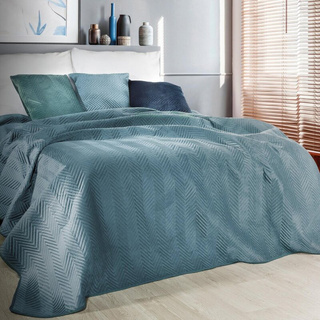 Narzuta Chon niebieska 220x240