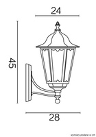 Lampa ogrodowa stojąca K 3012/1/D g