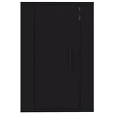 vidaXL Wiszące szafki telewizyjne, 2 szt., czarne, 40x34,5x60 cm