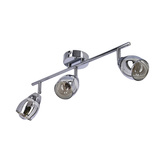 Lampa ścienna listwa 3X10W E14 LED chrom MILTON 93-61294