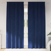 Zasłony zaciemniające 2 pcs Ciemnoniebieski 140 x 225 cm