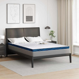 Nakładka na materac Biały 160 x 200 cm Tkanina żakardowa