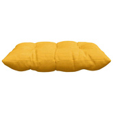 Poduszki na siedziska 4 pcs Jasnożółty 40 x 40 x 6 cm