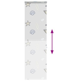 Roleta prysznicowa z kasetą 70x240 cm Szerokość tkaniny 66 cm