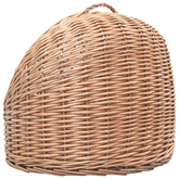 vidaXL Transporter dla kota, 45x35x35 cm, naturalna wiklina