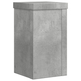 Podstawki pod doniczki, 2 szt., szarość betonu, 10x10x18 cm