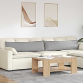 Poduszki na sofę 2 pcs Szary chmur 145 x 40 cm tkanina