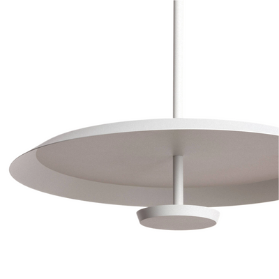 Lampa Wisząca okrągła Biała ?40cm 10W Abruzzo Rotonde