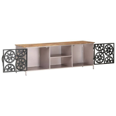 vidaXL Szafka pod TV, 120x30x40 cm, surowe drewno mango