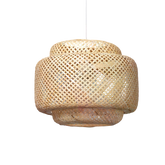 Lampa Wisząca Boho z Bambusa Abruzzo Livia 42cm E27