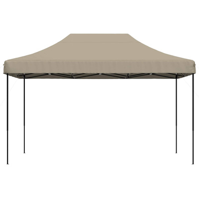 Składany namiot imprezowy typu pop-up, taupe, 440x292x315 cm