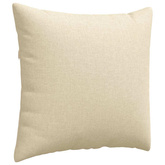Poduszki na sofę 2 pcs Kremowy 50 x 50 cm tkanina