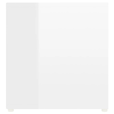 vidaXL Szafki telewizyjne, 2 szt., białe, wysoki połysk, 107x35x37 cm