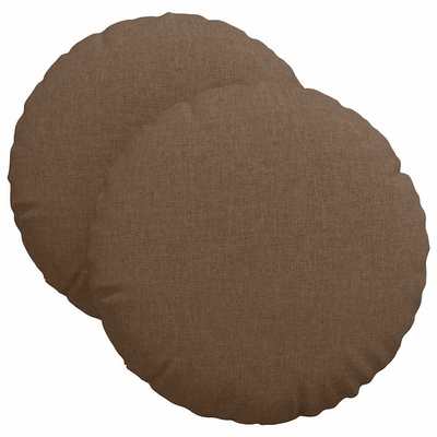Poduszki na siedziska 2 pcs Brązowy ?40 x 13 cm tkanina