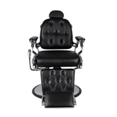 Gabbiano fotel barberski Pietro czarny 133508