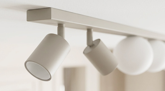 Lampa sufitowa nad stół do jadalni, kaszmir - biel K-6033 z serii NANO