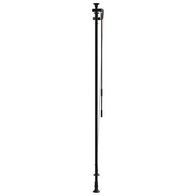 vidaXL Roleta zewnętrzna, żółto-biała, 100x270 cm, tkanina i stal