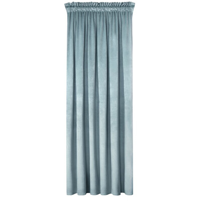 Zasłona Melanie morska 140x270