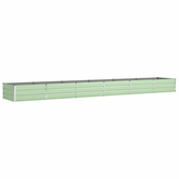 Donica Pastelowa Zieleń 580 x 100 x 45 cm Stal Galwanizowana