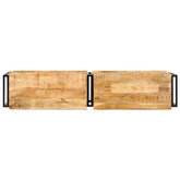 vidaXL Szafka pod TV, 140x30x40 cm, lite drewno mango