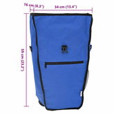 Torba rowerowa Niebieski 34 x 16 x 59 cm Poliester