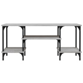 vidaXL Szafka pod TV, szary dąb sonoma, 102x35x45,5 cm