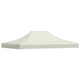 vidaXL Dach do namiotu imprezowego, 4 x 3 m, kremowy, 270 g/m²