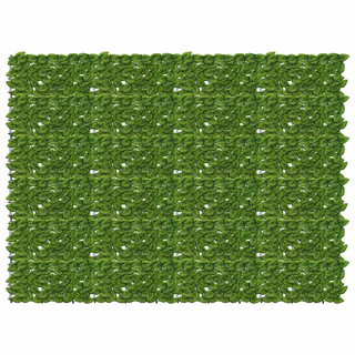 Parawan balkonowy z liśćmi Zielony i Żółty 200 x 150 cm
