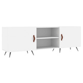 vidaXL Szafka pod TV, biała, 150x30x50 cm, materiał drewnopochodny