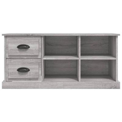 vidaXL Szafka pod TV, szary dąb sonoma, 102x35,5x47,5 cm