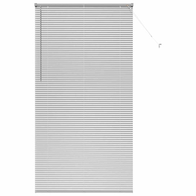 Żaluzje weneckie Srebrny 220 x 115 cm Aluminium