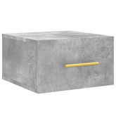 vidaXL Wiszące szafki nocne, 2 szt., szarość betonu, 35x35x20 cm model standard