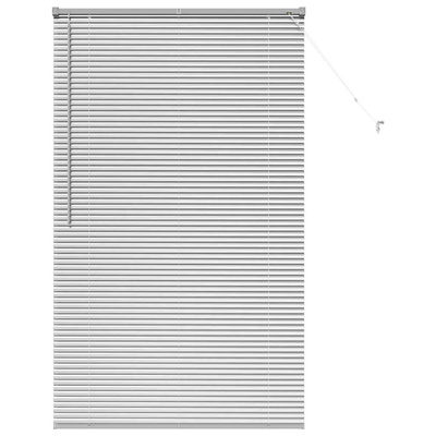 Żaluzje weneckie Srebrny 175 x 100 cm Aluminium