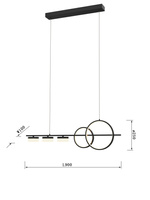 Lampa wisząca MESSINA 7030-502