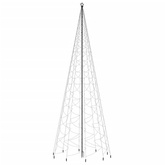 vidaXL Choinka z kołkiem gruntowym, 3000 kolorowych LED, 800 cm