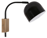 Kinkiet czarny lampa ścienna 40W E27 regulowany Rupi Candellux 21-76687