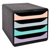 Exacompta Organizer z 4 szufladkami na biurko Aquarel