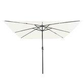Parasolka ogrodowa piaskowy 295 x 295 x 245 cm Poliester i Stal