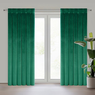 Zasłona Alita ciemnozielona 85x140