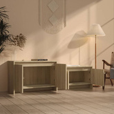 vidaXL Szafka pod TV, dąb sonoma, 146,5x35x50 cm