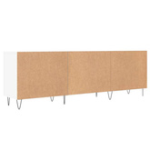 vidaXL Szafka pod TV, biała, 150x30x50 cm, materiał drewnopochodny wariant 8