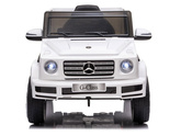 Samochód na akumulator Mercedes G500 Światla LED MP3 Pilot  biały